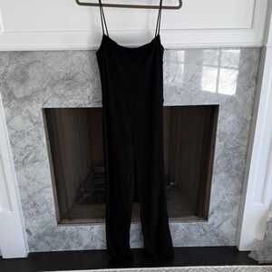 Reformation Black Jumpsuit